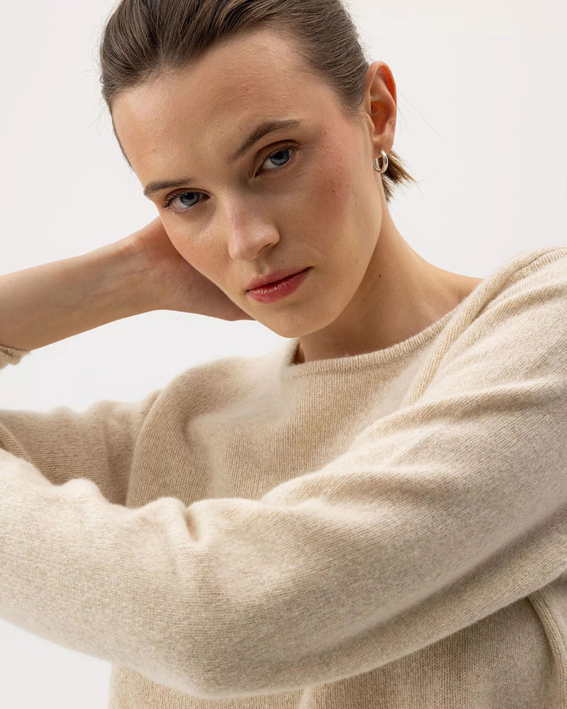 Holebrook Linda Knitted Cream Jumper