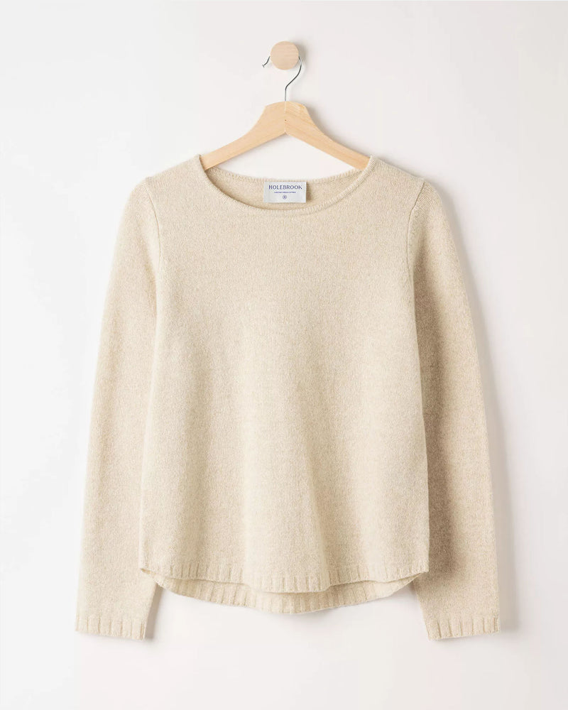 Holebrook Linda Knitted Cream Jumper