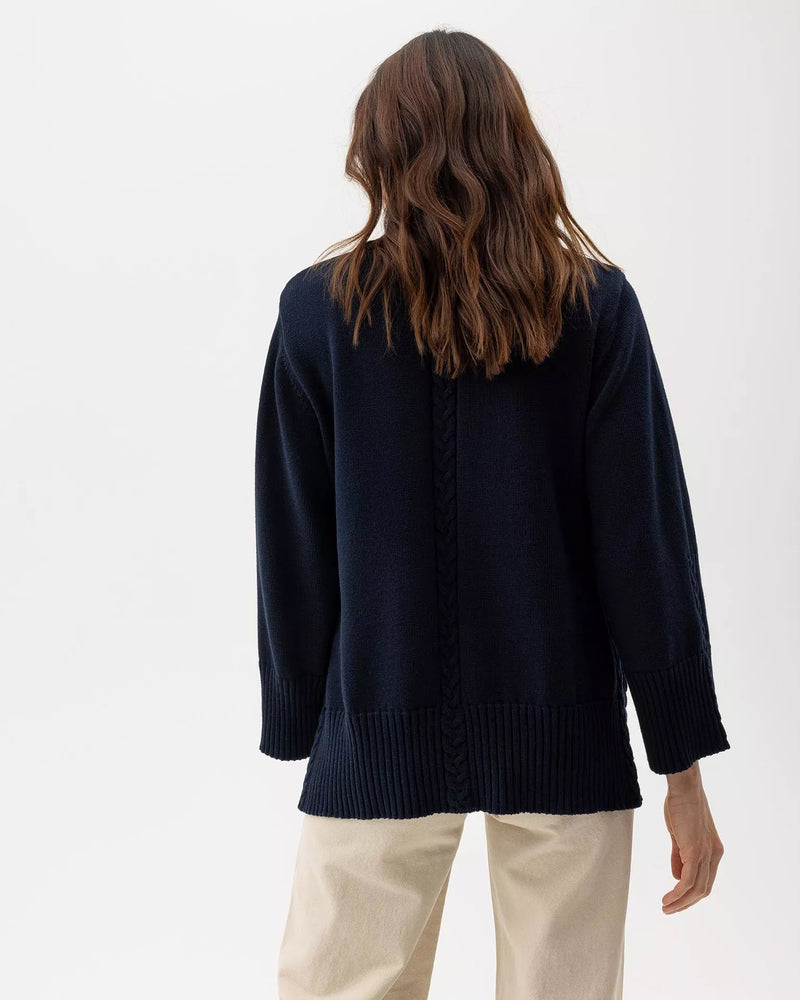 Holebrook Lotta Navy Crew knit