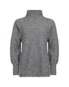 Holebrook Matilda Grey Melange Turtle Neck