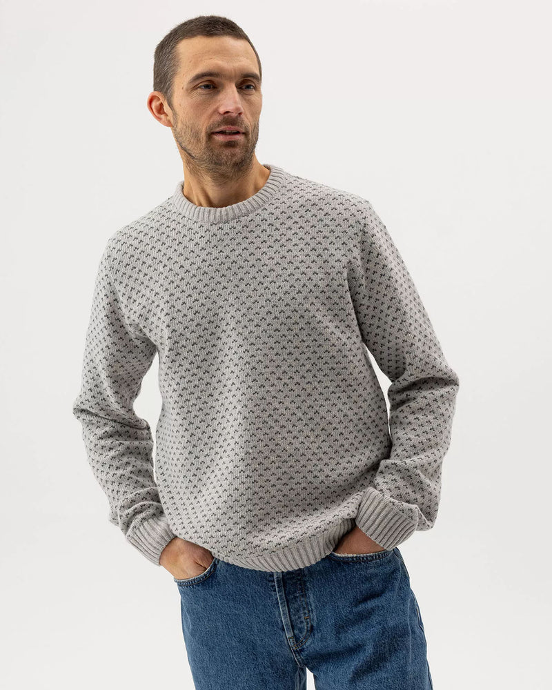 Holebrook Torsten Crew - Marble Grey & Dark Grey