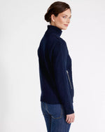 Holebrook Marianne Navy Cable Windproof