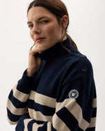Holebrook Paulina Windproof Navy & Oyster