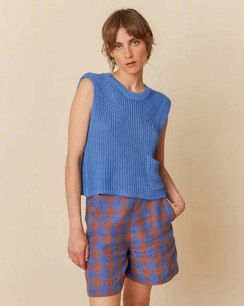 Indi & Cold Knitted Vest Azul