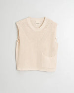 Indi & Cold Knitted Vest Ecru