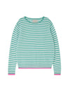 Jumper 1234 Little Stripe Crew Mint & Azalea