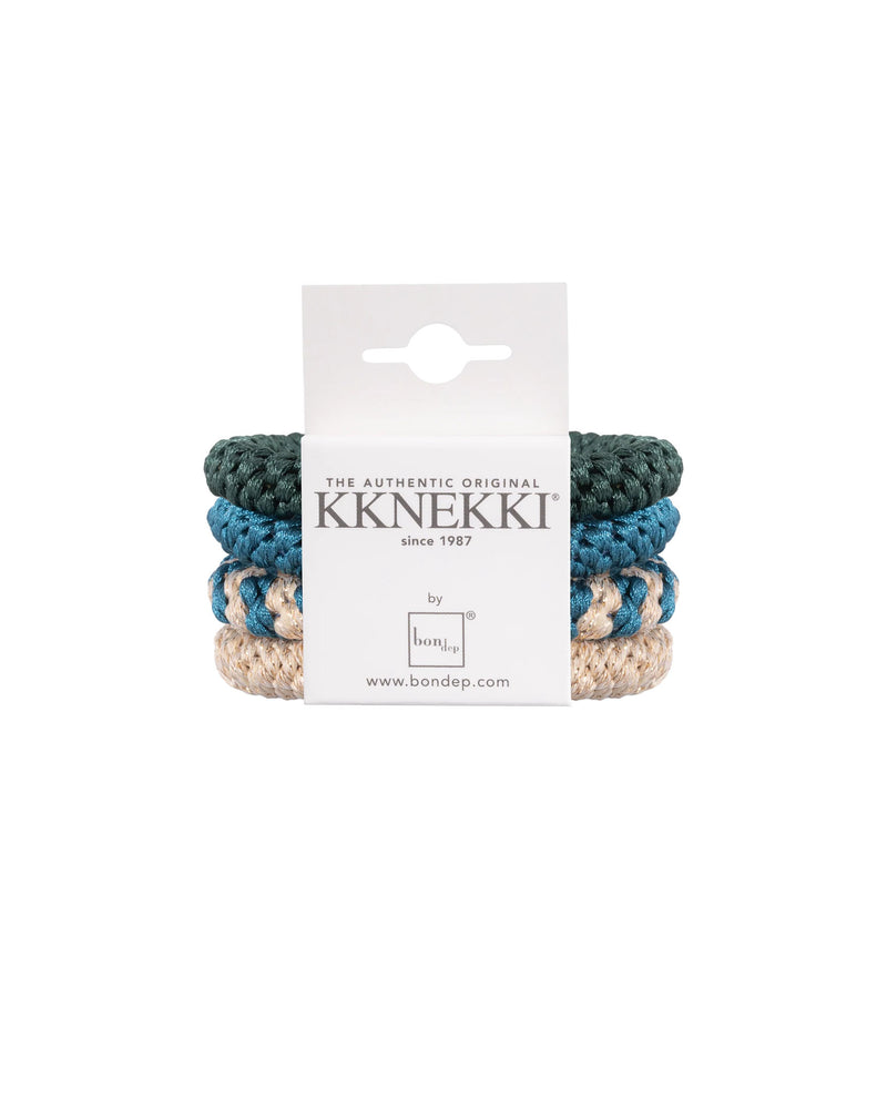 KKNEKKI chunky bundle teal and green