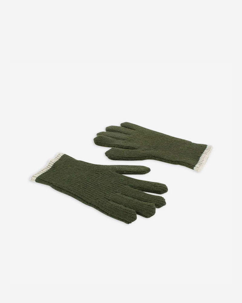 Khaki Knitted Gloves