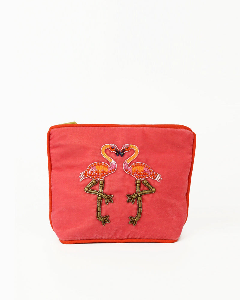 My Doris Pink Flamingo Small Purse