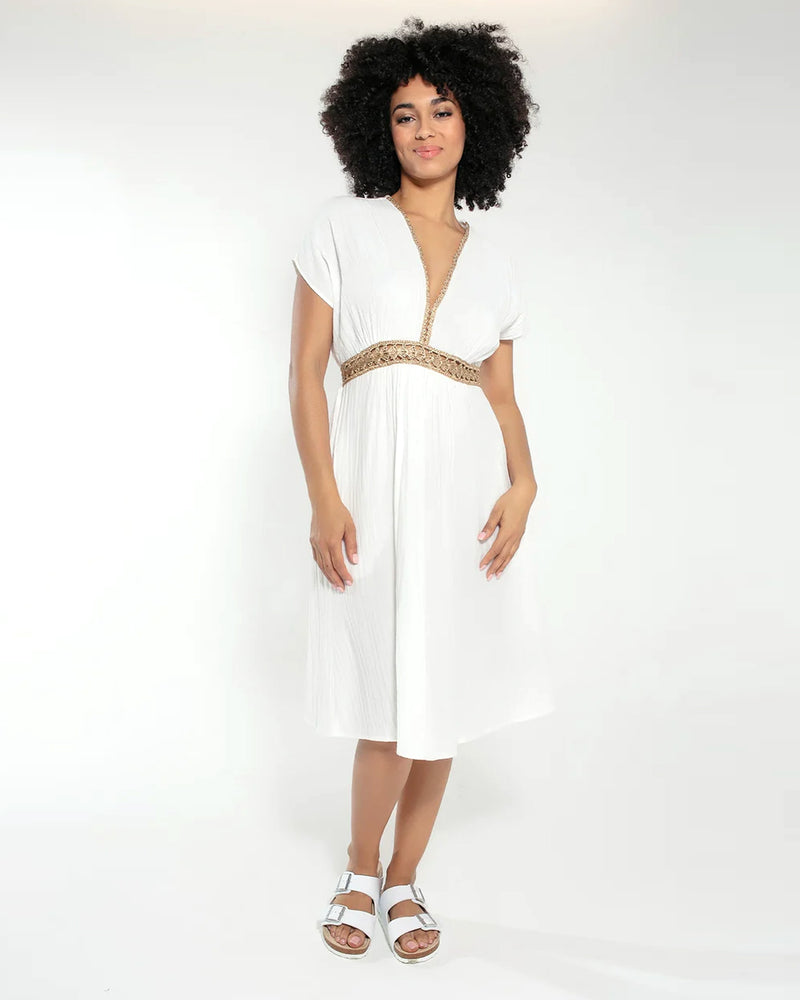 Nooki Layla Dress White