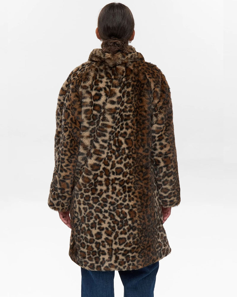 Numph Nululla Leopard Print Coat