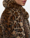 Numph Nululla Leopard Print Coat