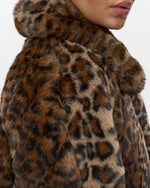 Numph Nululla Leopard Print Coat