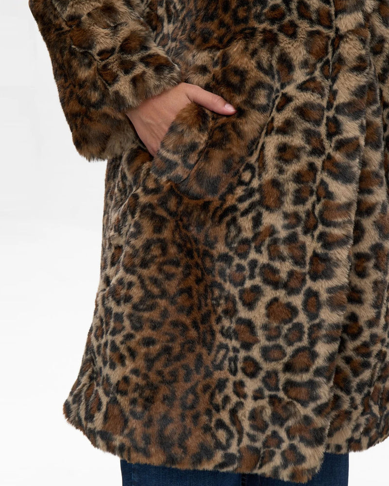 Numph Nululla Leopard Print Coat