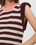 Numph Nuciara Riette Stripe Knit Vest