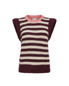 Numph Nuciara Riette Stripe Knit Vest