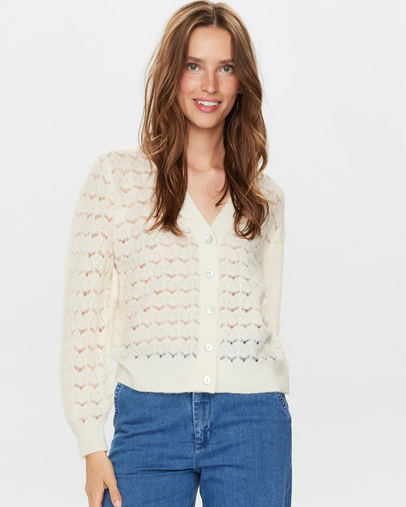 Numph Nurietta Pointelle Cardi