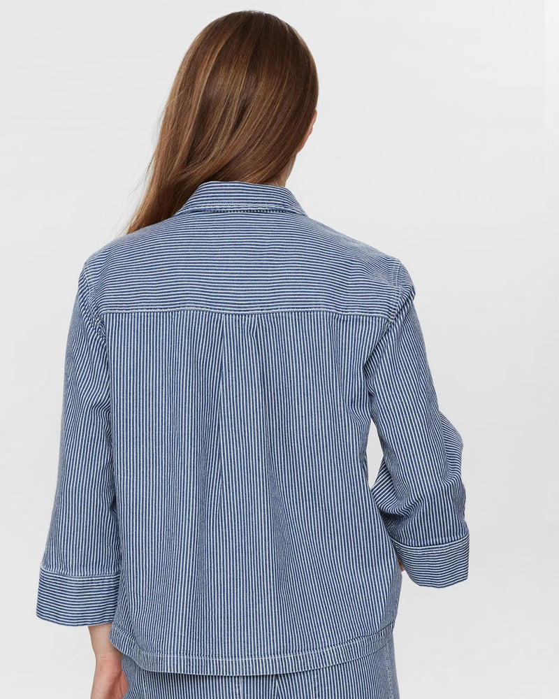 Nuerina Stripe Denim Jacket