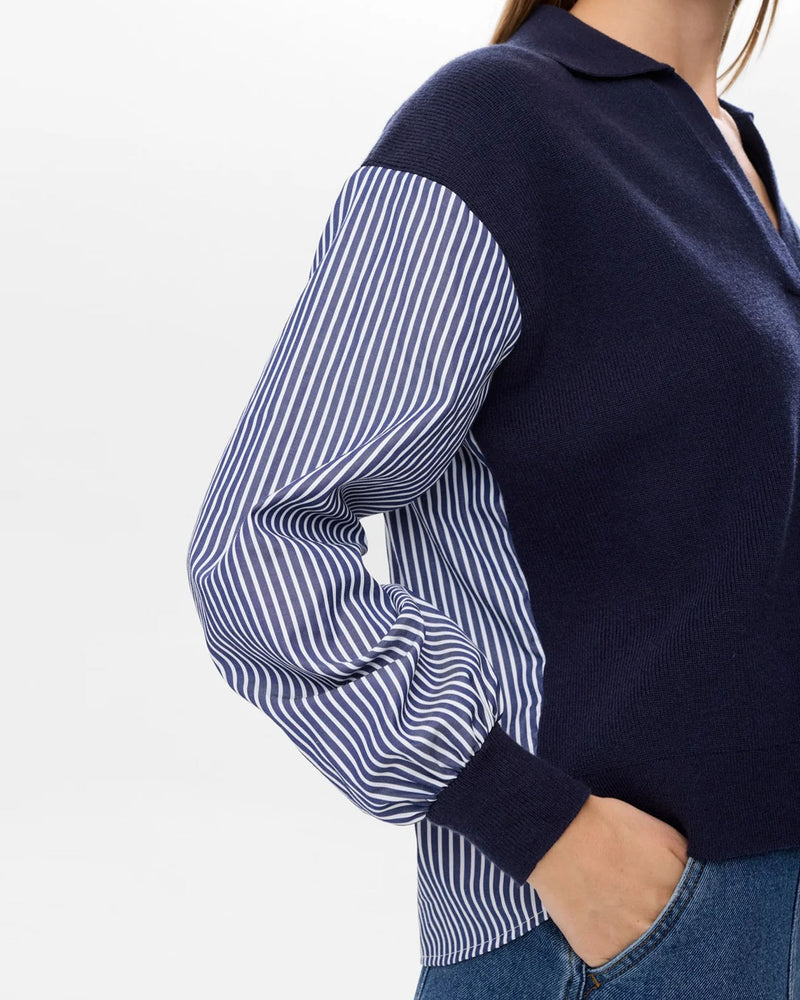 Numph Numarsy Knit and Woven top