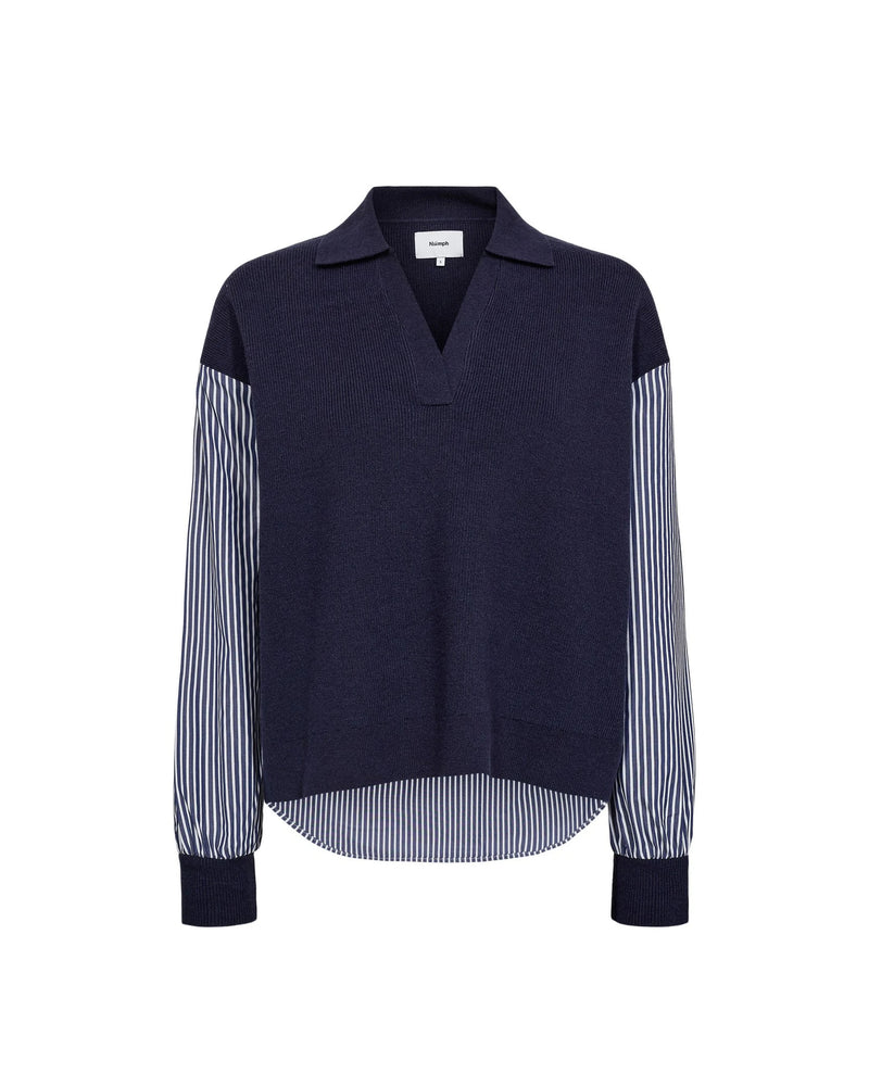Numph Numarsy Knit and Woven top