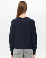 Numph Nuriette V-Neck Cardigan Dark Sapphire