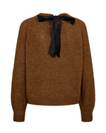 Numph Nuriette Knitted Jumper with Bow Detail