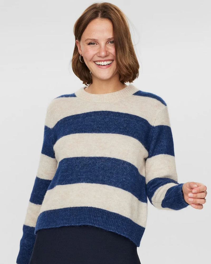 Numph Nuriette Big Stripe Knit