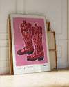 Cowboy Boots Print