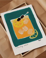 Whisky Sour Art Print