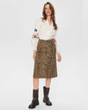 Numph Nugigi Leopard Print Skirt