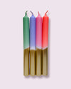 Dip Dye Neon Something magical Candles (pack of 4)