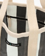 Raf & Grace Black and Cream Tote