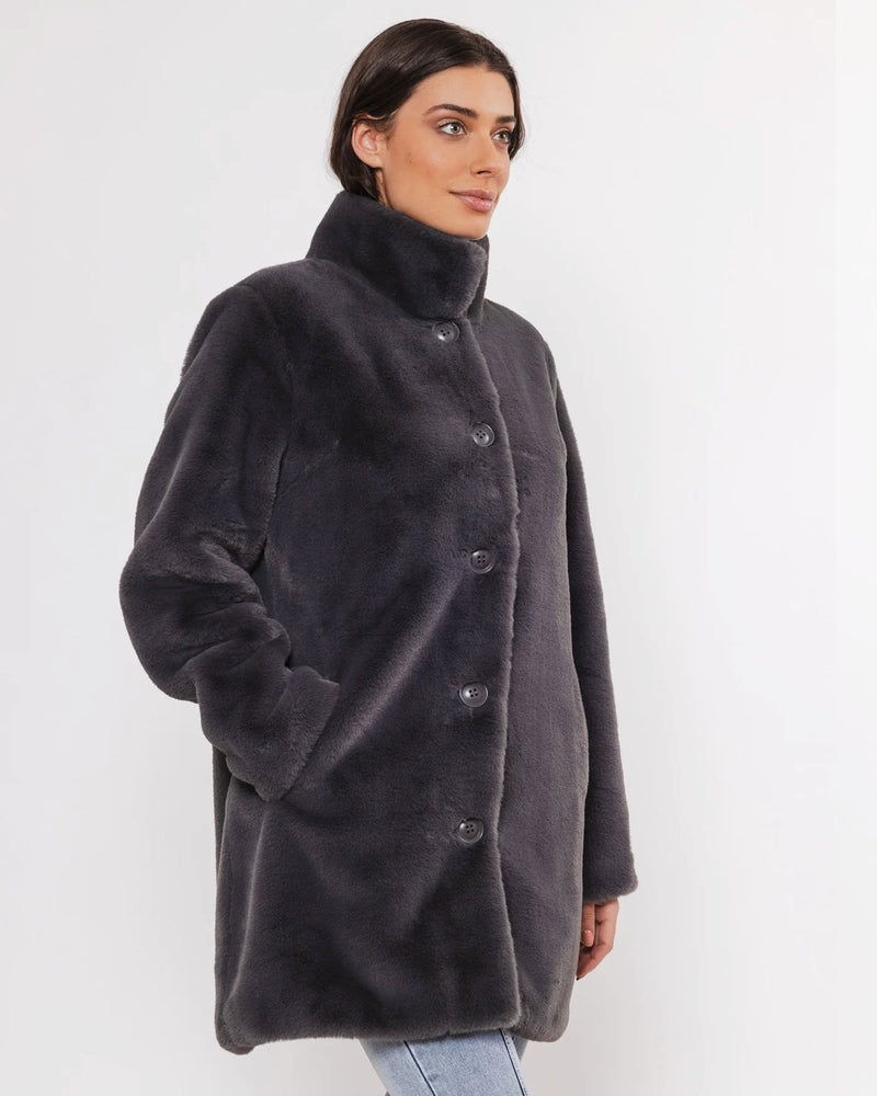 Nonna Faux Fur Coat