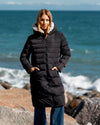 Keila Fur Lined Padded Coat Black