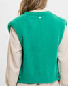 Elona Clover Green Fleecy Gilet