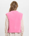 Elona Bright Pink Fleecy Gilet