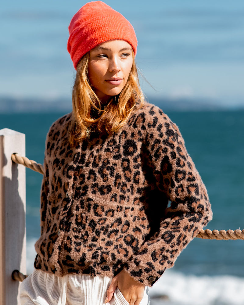 Bubbly Leopard Fleecey Jacket