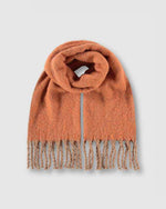 Ameya Fire Orange Knitted Scarf
