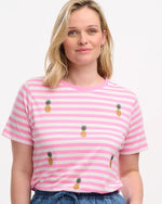 Sugarhill Brighton Maggie Pineapple Stripe Tee