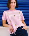 Sugarhill Brighton Maggie Pineapple Stripe Tee