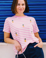 Sugarhill Brighton Maggie Pineapple Stripe Tee