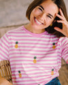 Sugarhill Brighton Maggie Pineapple Stripe Tee