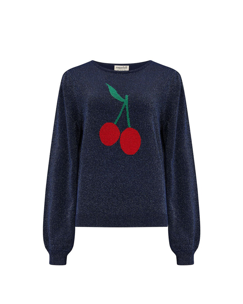 Tiff Cherry Good Knitted Crew