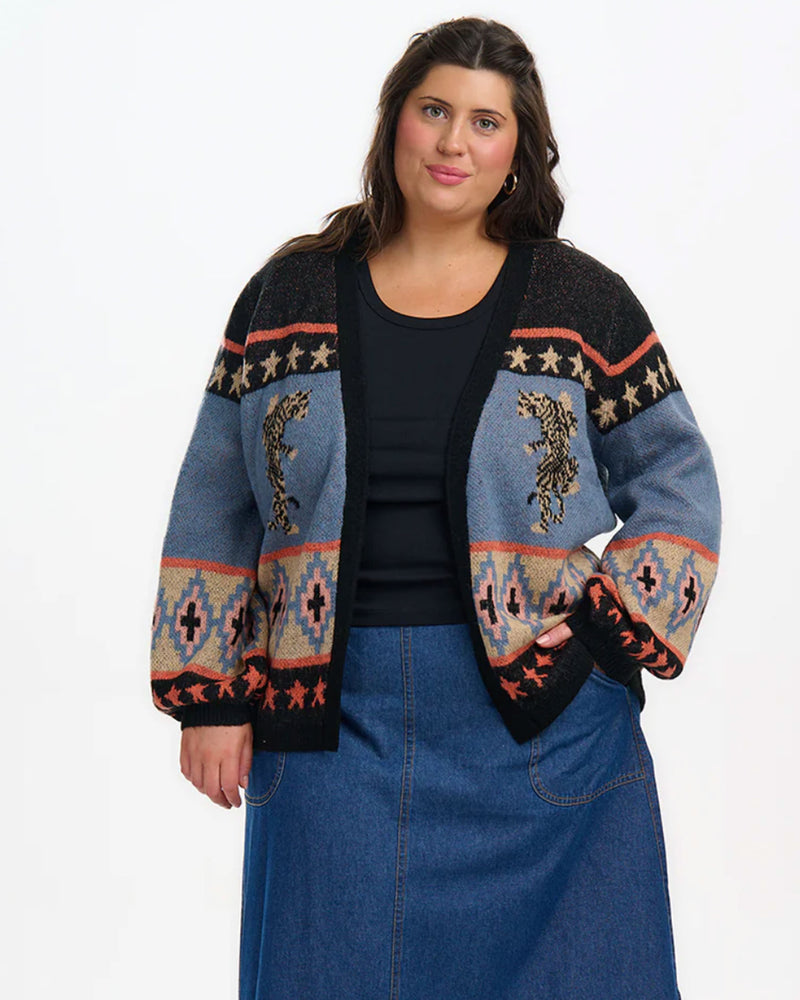 Sugarhill Brighton Yvette Climbing Tigers Cardigan