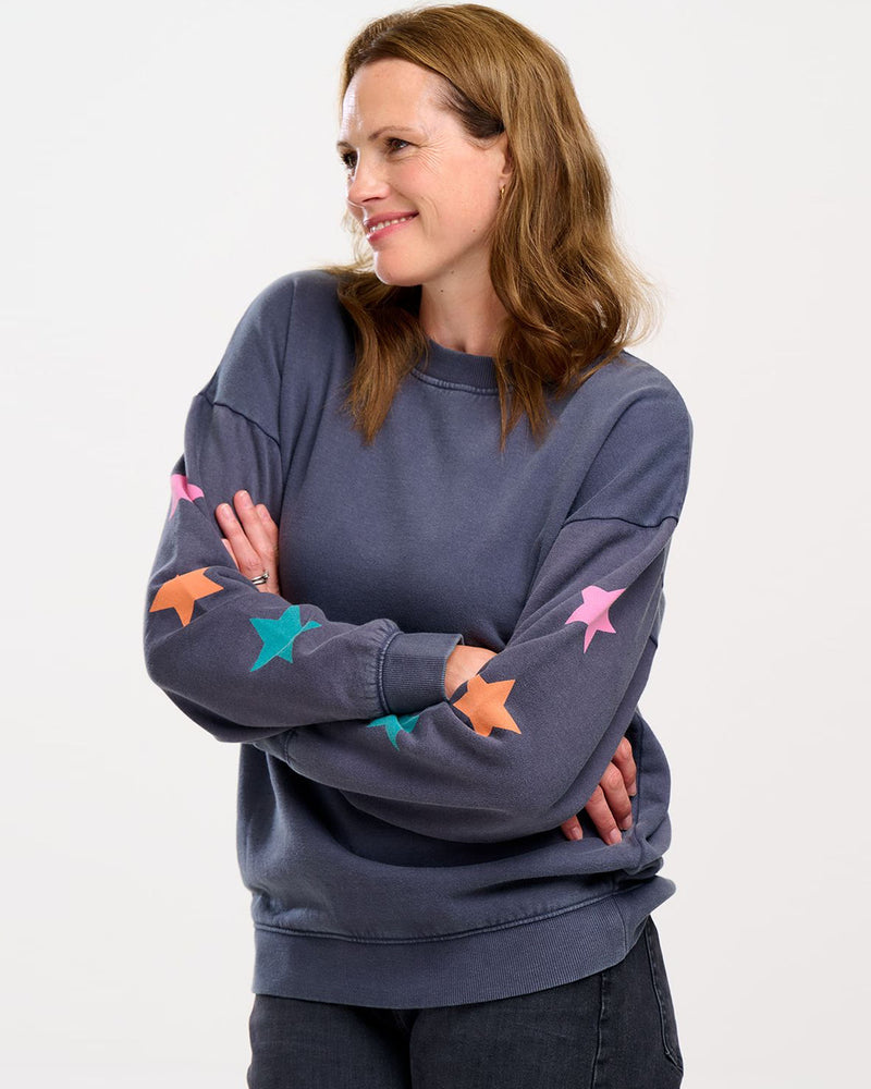 Eadie Star Sleeve Sweat Top