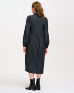 Kirsty Smock Black Denim Dress