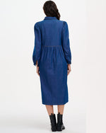 Kirsty Smock Mid Blue Denim Dress