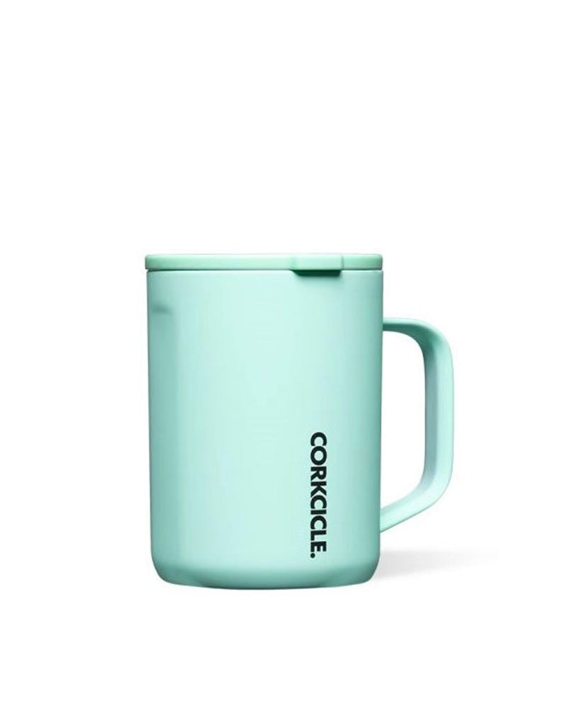 Corkcicle 16oz turquoise Thermal Mug