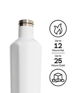 Corkcicle 16oz Canteen Bottle Gloss White