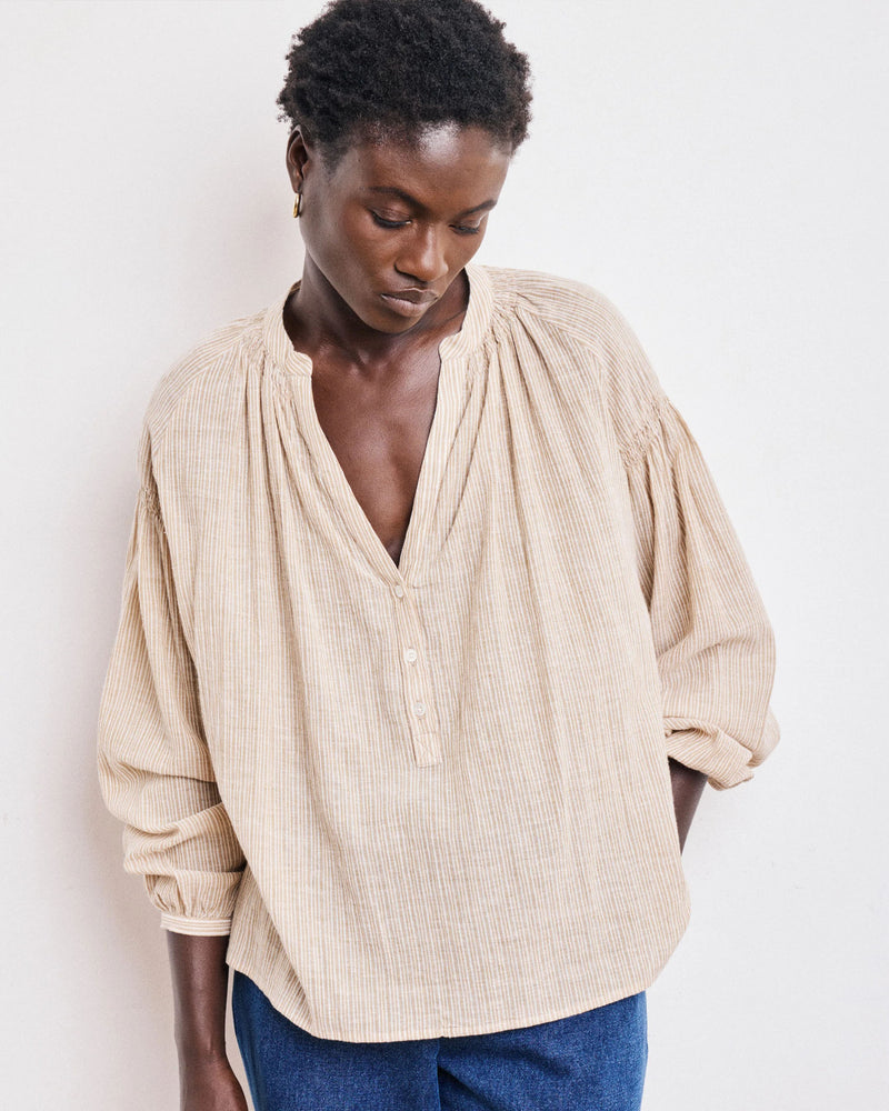 Hartford Cierra Stripe Blouse